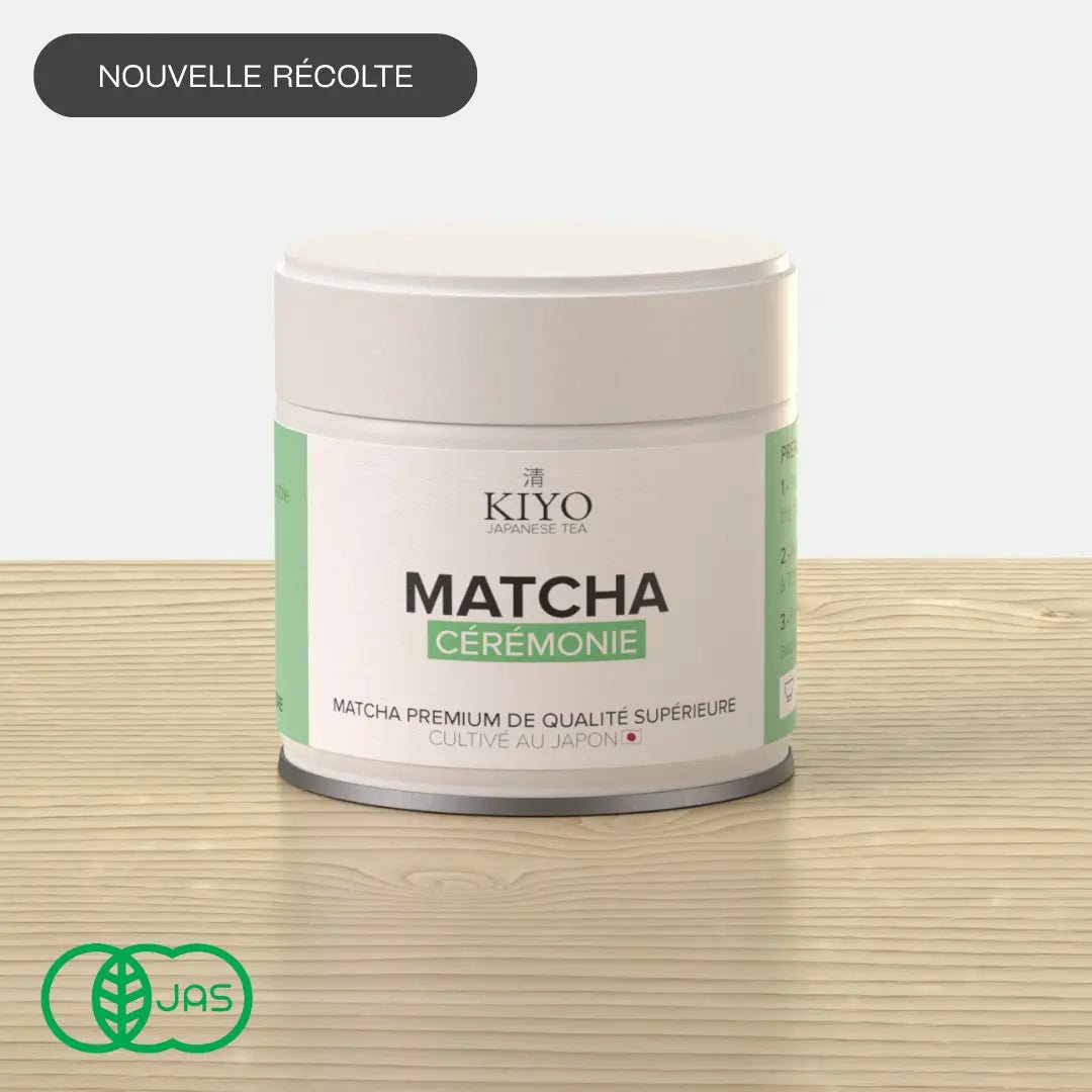Matcha Cérémonial Japonais Premium – Thé Vert Bio de Kagoshima 30g - Kiyo Japanese Tea
