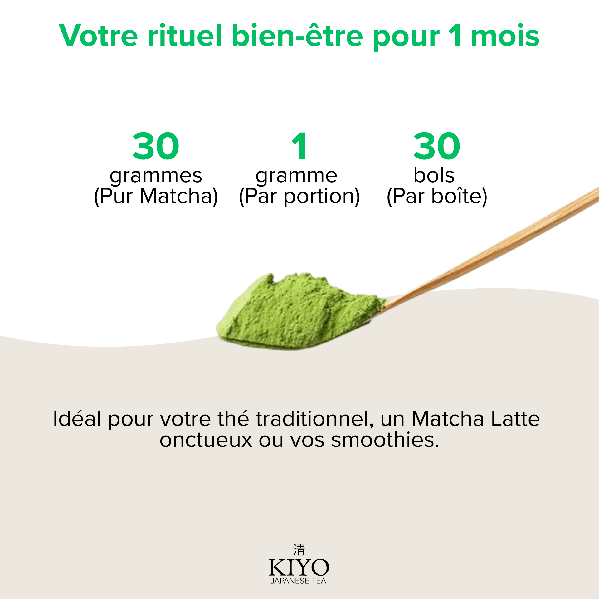Thé Matcha Cérémonie - First Class - Kiyo Japanese Tea